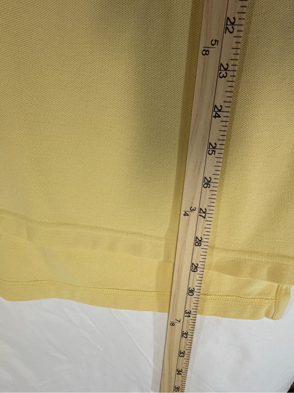 Ralph Lauren Men's Cotton Polo Shirt in Yellow - Picture 6 of 7